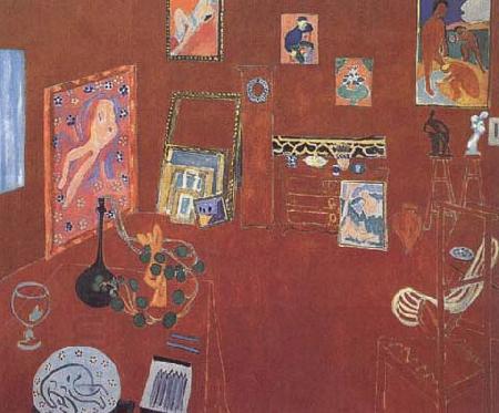 Henri Matisse The Red Studio (mk35) China oil painting art